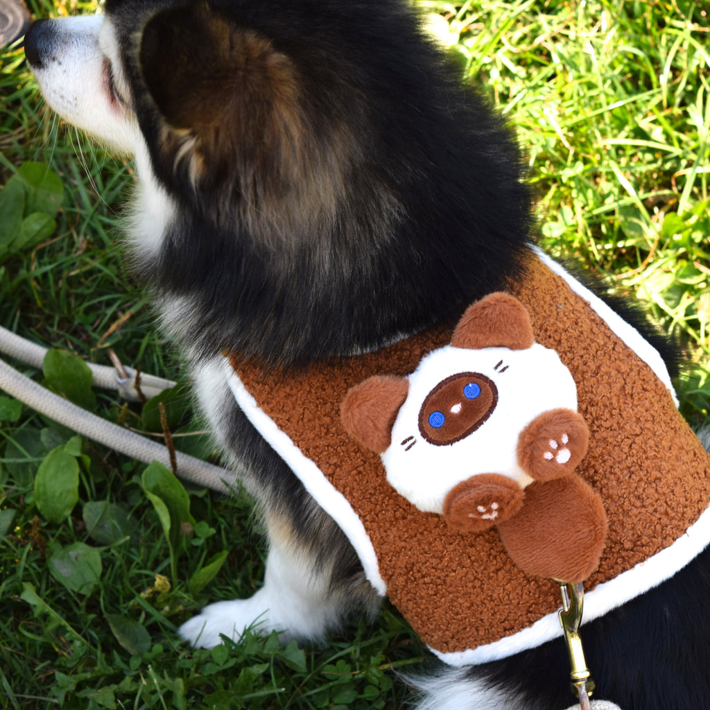 Plüsch-Hundegeschirr „Kuscheltier“ inkl. Leine
