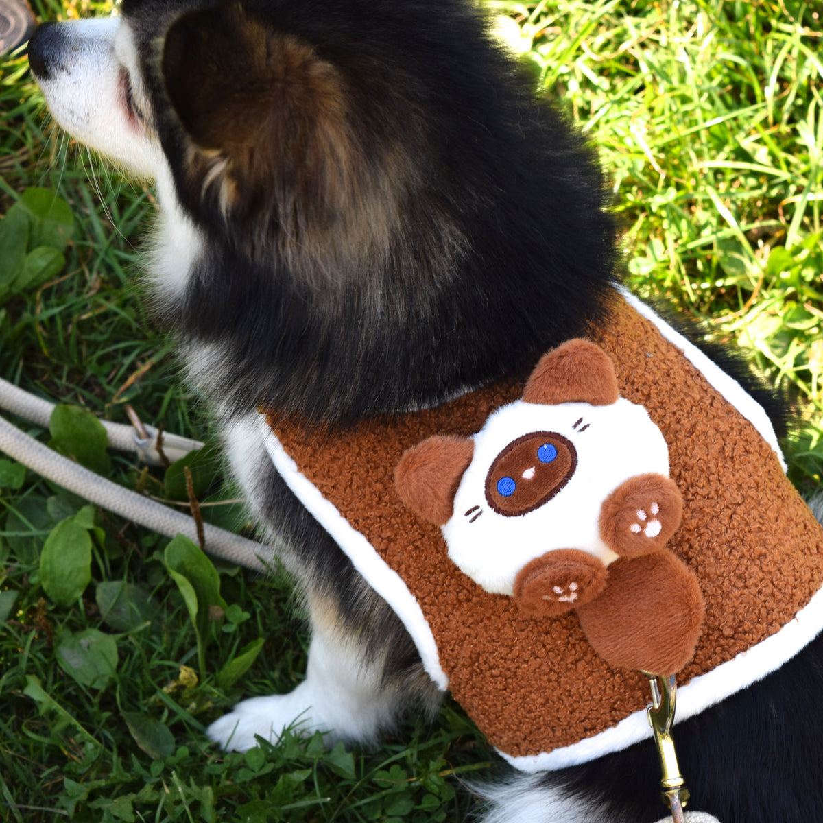 Plüsch-Hundegeschirr „Kuscheltier“ inkl. Leine