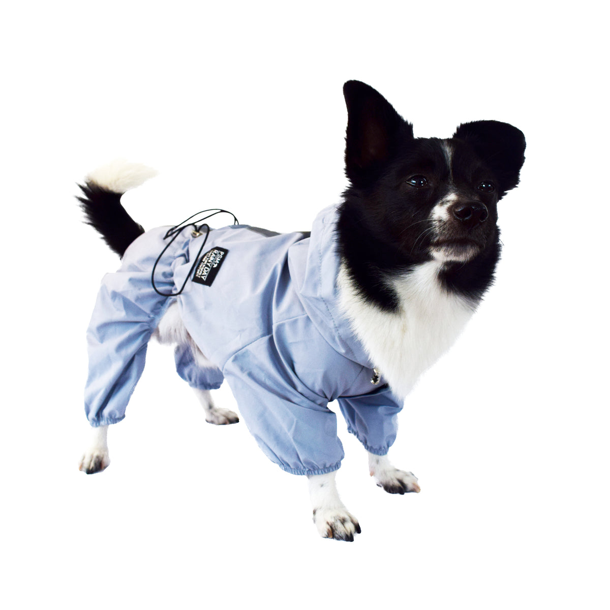 Wasserdichte Hunde-Regenjacke mit Kapuze