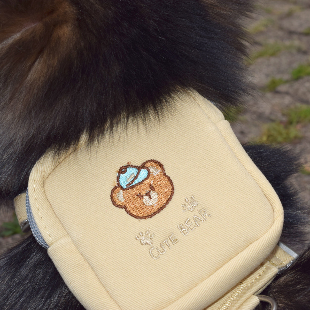 Hundegeschirr mit abnehmbarem Mini-Rucksack inkl. Leine